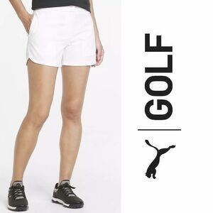 Puma Bahama Bright White Shorts Women's Bahama 4" Golf Shorts Size:Large